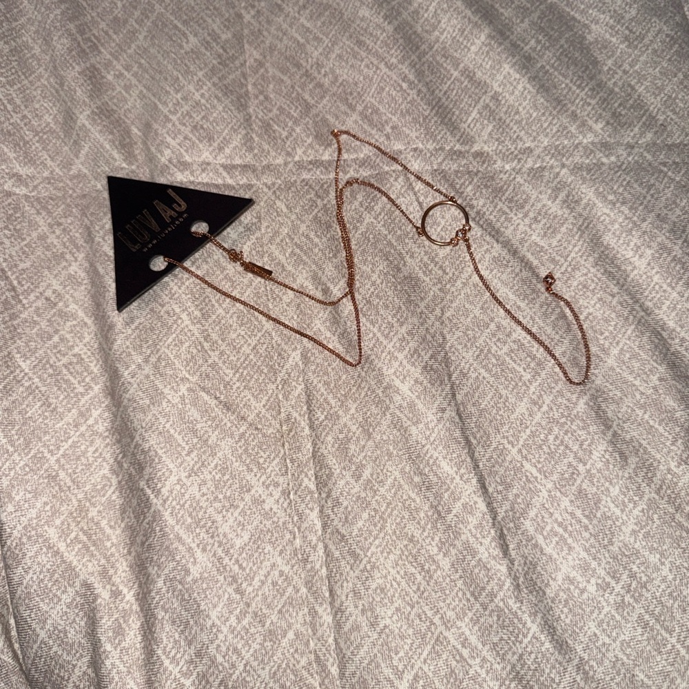 Luv AJ Rose Gold Tone Necklace
